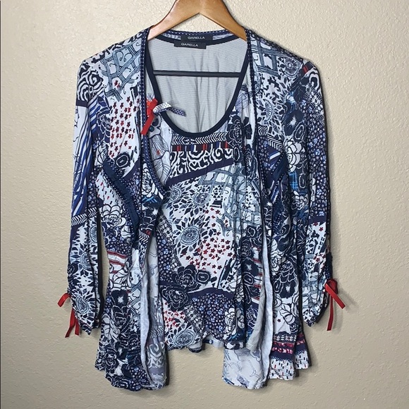 Garella 2piece blouse set - Picture 1 of 8